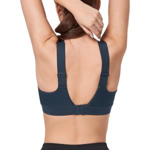 Yvette Sports Bra High Impact Adjustable Criss Cross Back, Full Support for  Large Bust No Bounce